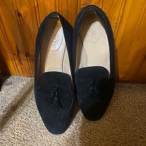 J Crew black loafers